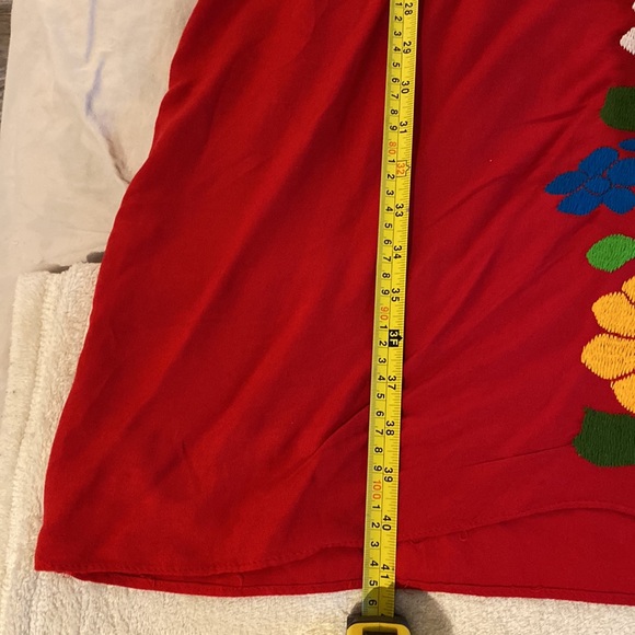 Handmade EMBROIDERED OAXACAN DRESS - Picture 3 of 9
